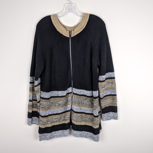 Curio | Anthro Knit Striped Sweater Dress - E40 - Picture 2 of 7